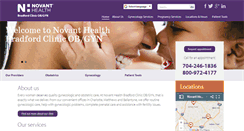 Desktop Screenshot of nhbradfordclinicobgyn.org